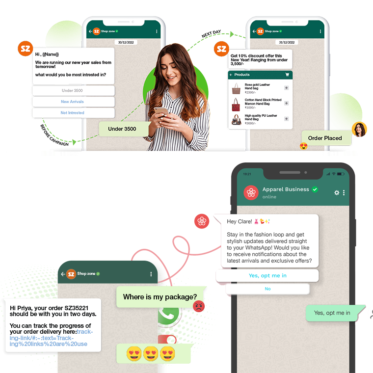 Customized Automated Chats on WhatsApp API